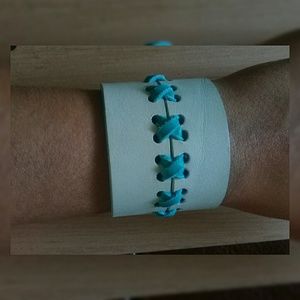 Genuine lether cuff